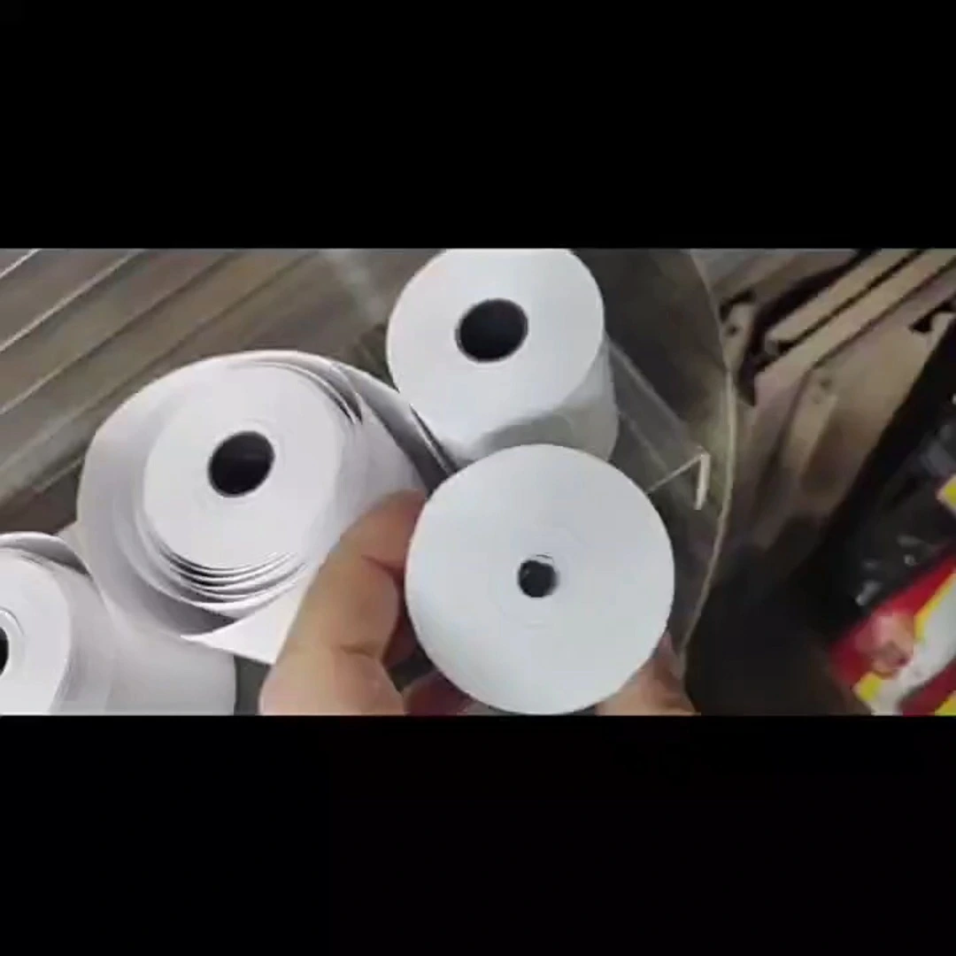 Rollo de papel térmico de 57 x 50 mm de Old Paper Mill, garantía de calidad, precio súper bajo. 1