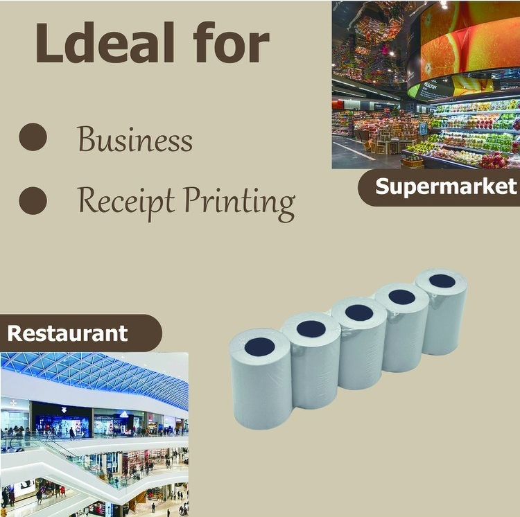 Industrial Grade 80*70mm Thermal Shipping Label Paper - Waterproof, Oil Resistant, High Temperature Adhesive, Tear Resistant - Logistics & Transportation Barcode Rolls 2