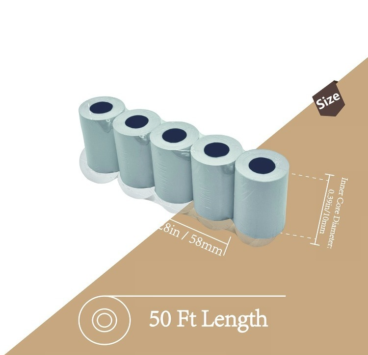 Industrial Grade 80*70mm Thermal Shipping Label Paper - Waterproof, Oil Resistant, High Temperature Adhesive, Tear Resistant - Logistics & Transportation Barcode Rolls 1