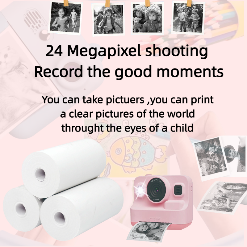 Strength Factory Thermal Paper Roll 57*25mm for Meow Meow Camera - Pack of 10 6