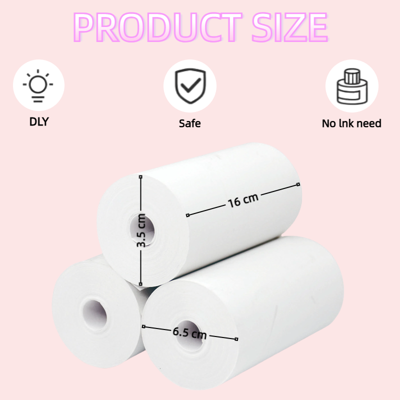 Strength Factory Thermal Paper Roll 57*25mm for Meow Meow Camera - Pack of 10 8