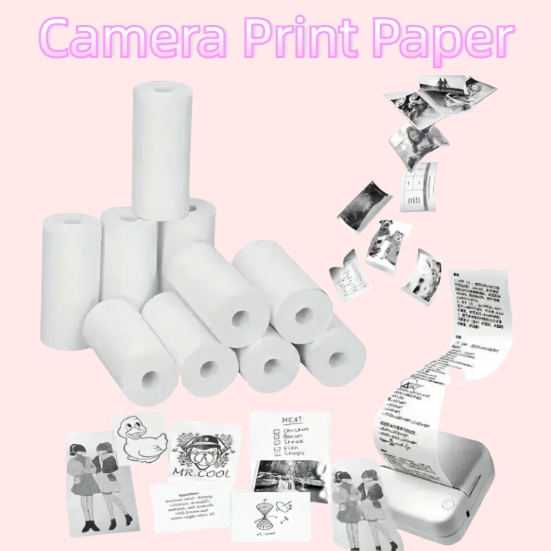 Strength Factory Thermal Paper Roll 57*25mm for Meow Meow Camera - Pack of 10 7