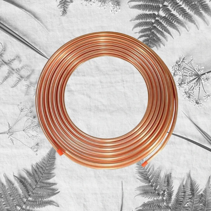 Tubería de bobina de cobre ASTM C10100 de alta calidad 1