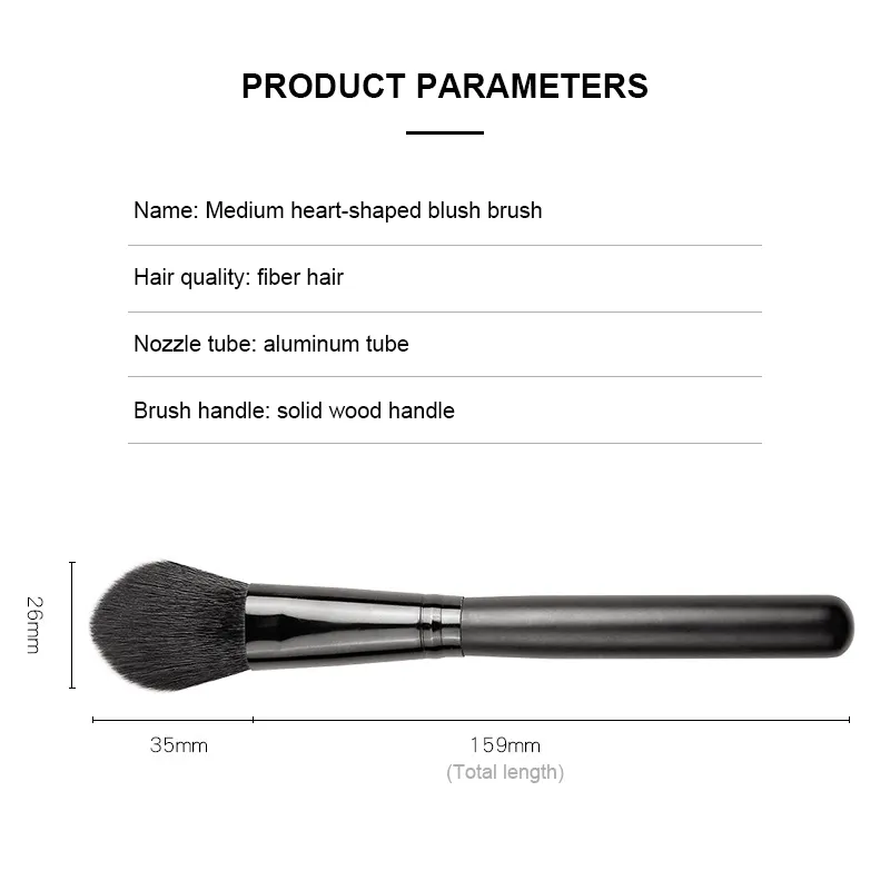 Single Brush for Makeup ISO9001 - - ZUKIMM 6