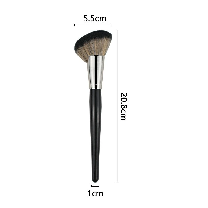 Triangle single black  makeup brush 1