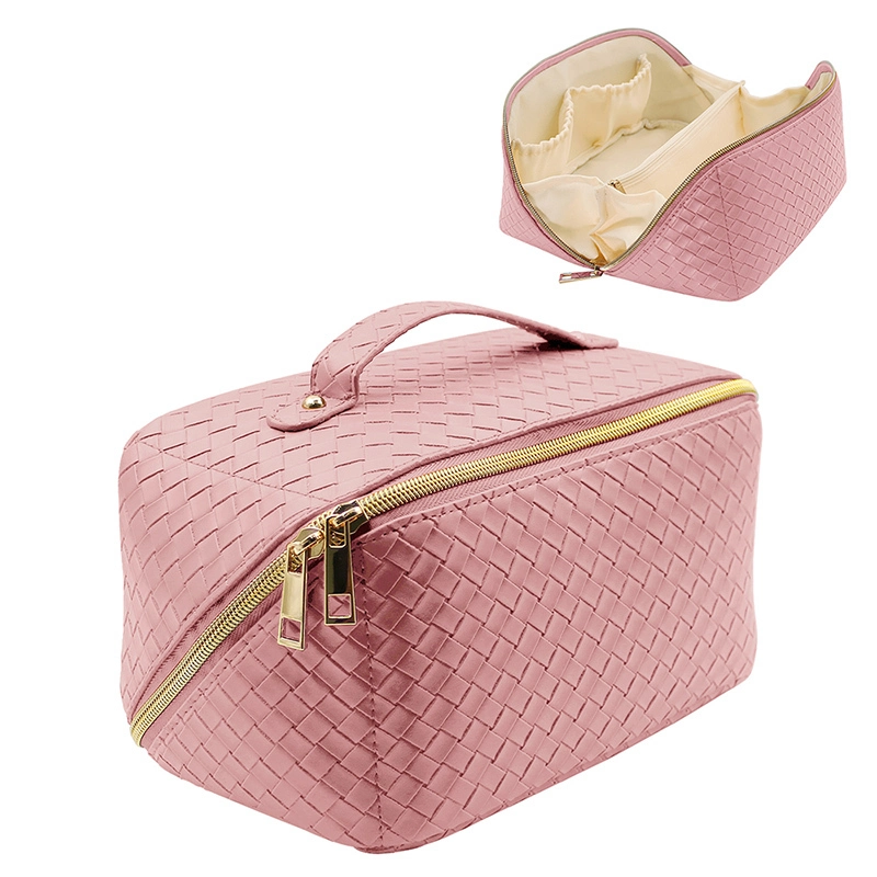 Pink multi-purpose makeup bag 1