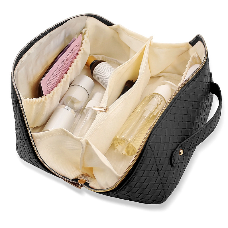 Black multi-purpose makeup bag 1