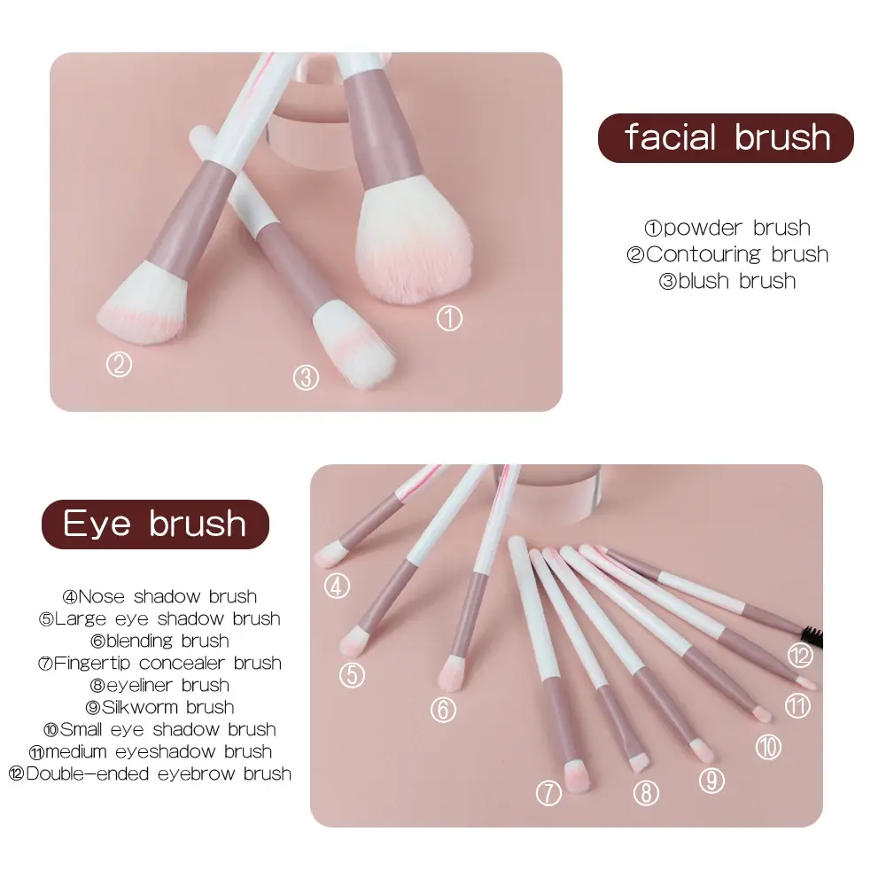 Makeup Brushes Set Customized Makeup Brush Set Wholesale - ZUKIMM 8