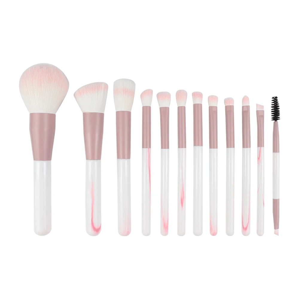 2024 Best Selling 12pcs Makeup Brushes Set - Factory Wholesale Essential Tools 1