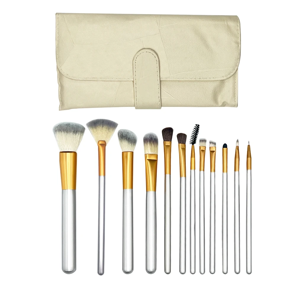 12-Piece Makeup Brush Set for All Skin Types - Wholesale Factory Sales 1