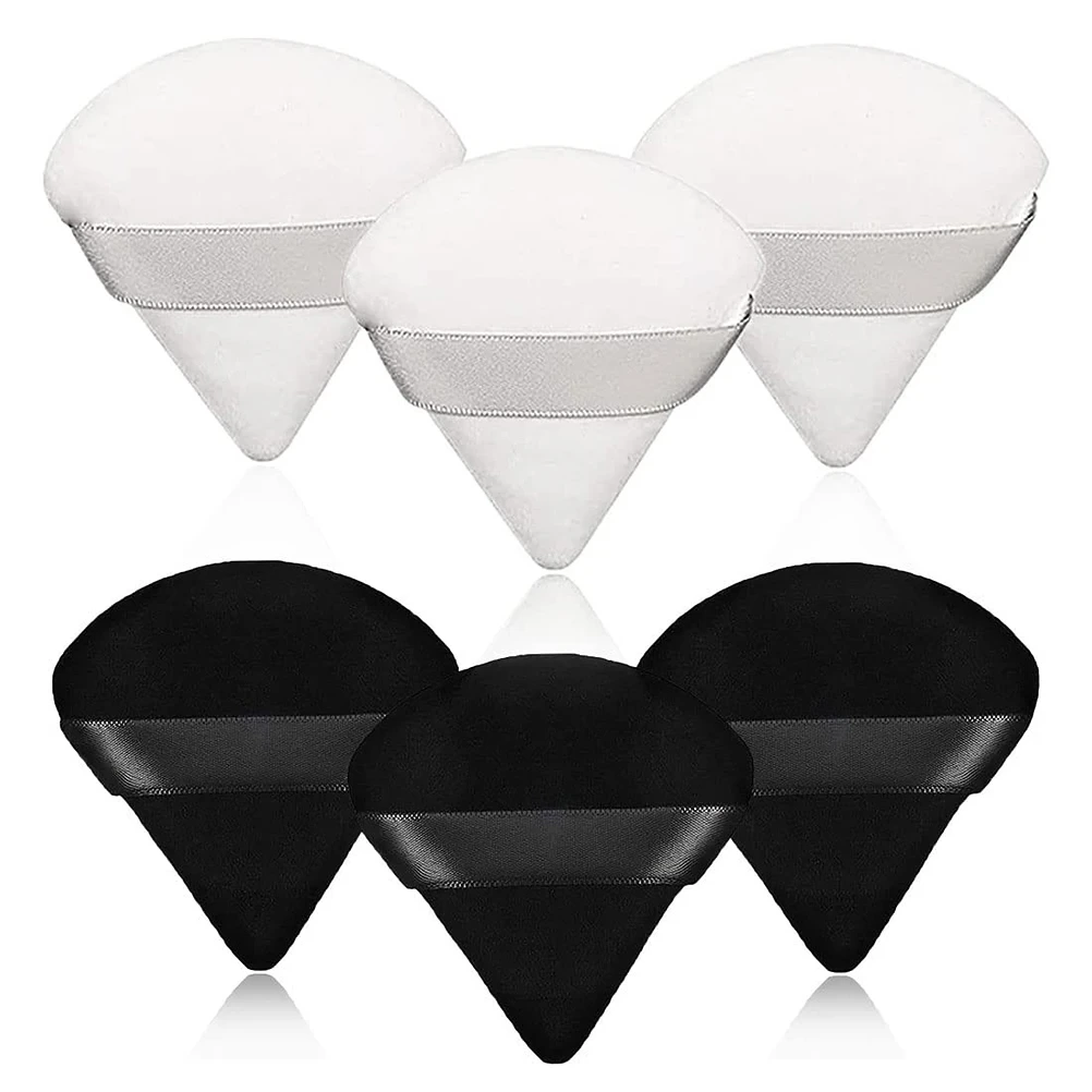 Soft White Black Makeup Puff for Pure Cotton Cosmetic Blender 1