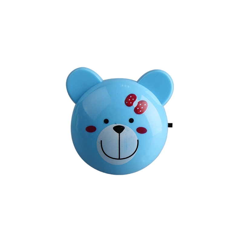 bear head shape 4 SMD mini switch plug in night light 0.5W AC 110V 220V 1