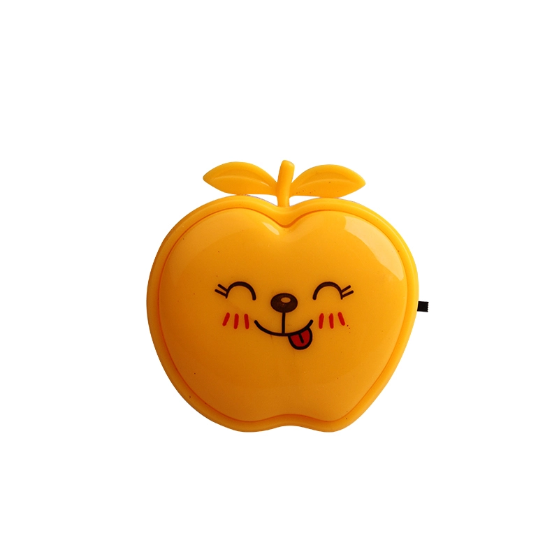 switch plug in creative fruits apple led night light For Children Baby Bedroom 1