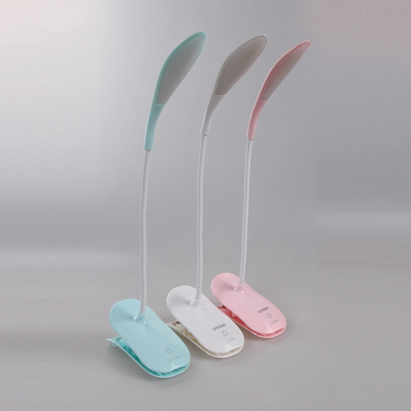 Dimmable Eye Caring LED desk lamp USB rechargeable Reading Light Clip on Light for Desk 1