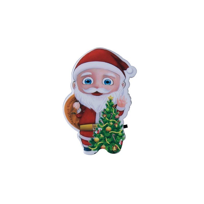 mini switch plug in xmas christmas trees Santa Claus led night light For Baby Bedroom 1