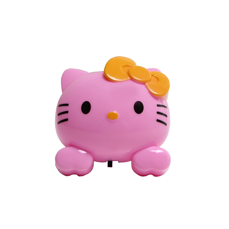 4SMD mini switch plug in rabbit cat cute ears shape night light For Baby Bedroom cute gift 1