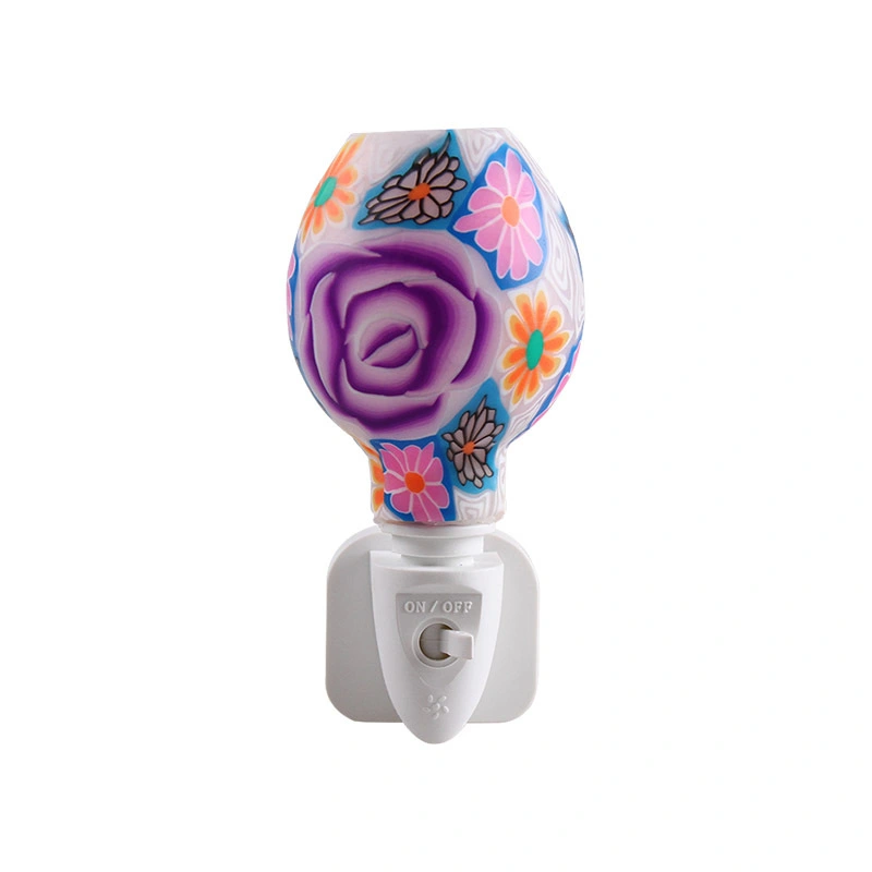 Glass Plug in Night Light with Aroma Essential Oil 110v 220v 7w 1