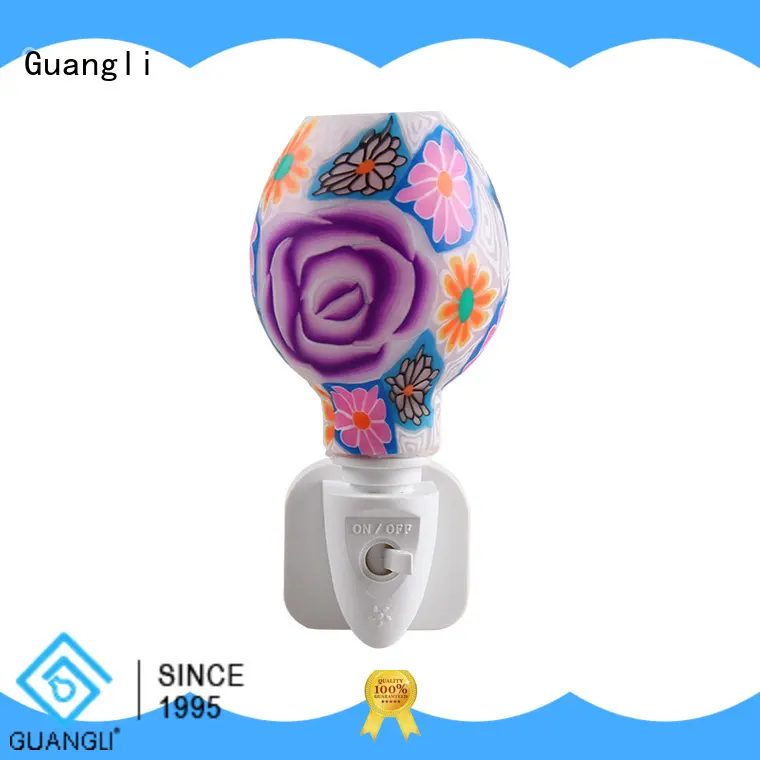 Guangli aroma glass night light purple 1