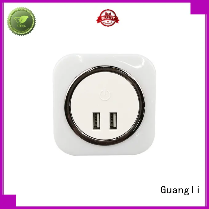 USB charger led sensor night light mini for living room Guangli 1