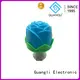 Flower rose shape 3 SMD mini switch sensor plug in night light with 0.5W AC 110V or 220V 1