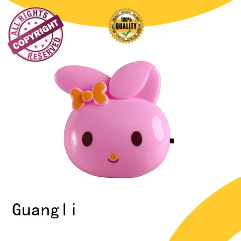 mini switch plug in rabbit cute ears shape night light For Baby Bedroom cute gift 1