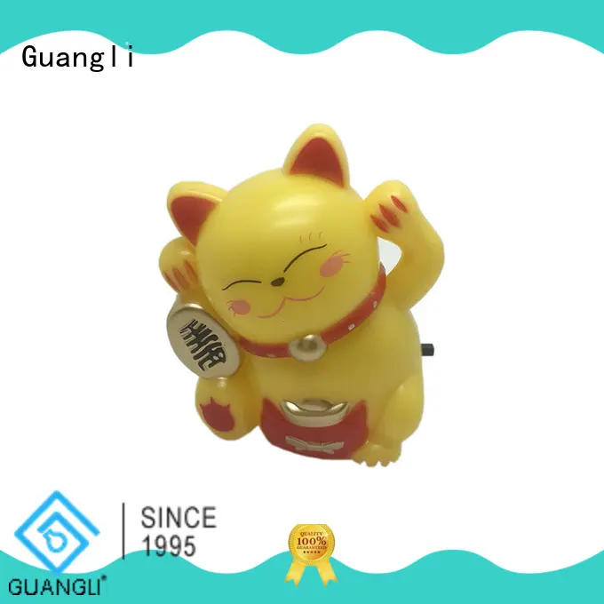 Fortune lucky Cat with LED SMD mini switch plug in night light room usege with 0.5W and 110V or 220V 1