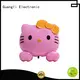 4SMD mini switch plug in rabbit cat cute ears shape night light For Baby Bedroom cute gift 1
