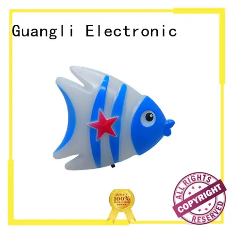 Fish cute shape LED SMD mini switch plug in night light 0.5W AC110V 220V 1