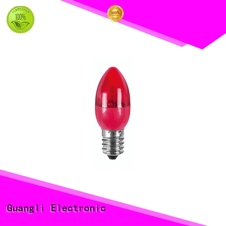 CE approved E12 E14 Caliber plastic night LED bulb C7 white light or warm light Transparent lampshade 1