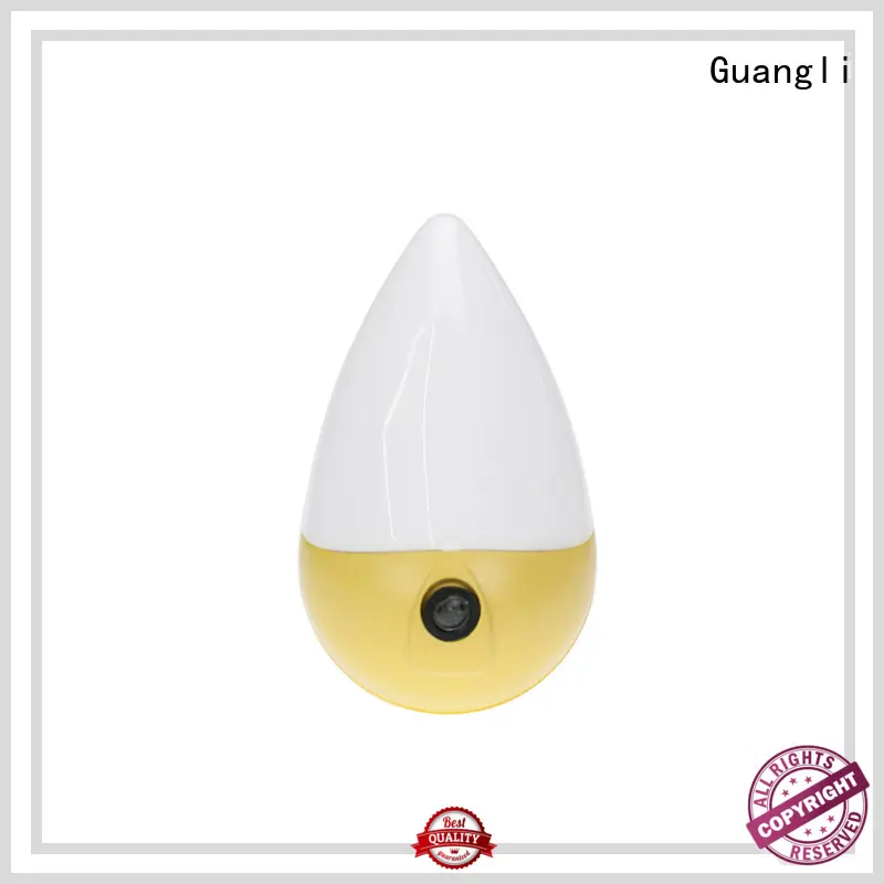 CB CE EMC LVD ROHS led waterdrop sensor plug in baby kids dusk to dawn night light for bedroom 1W 1