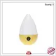 CB CE EMC LVD ROHS led waterdrop sensor plug in baby kids dusk to dawn night light for bedroom 1W 1