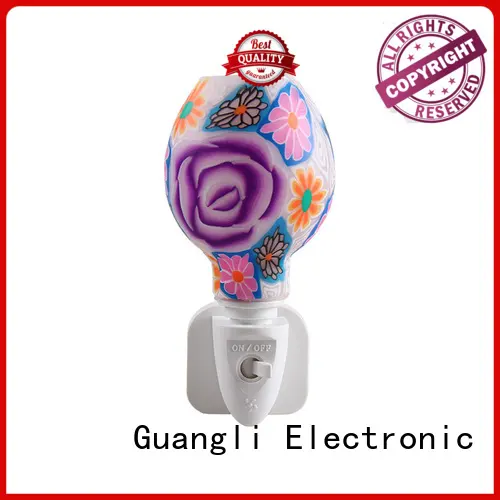 Glass Plug in Night Light with Aroma Essential Oil 110v 220v 7w 1