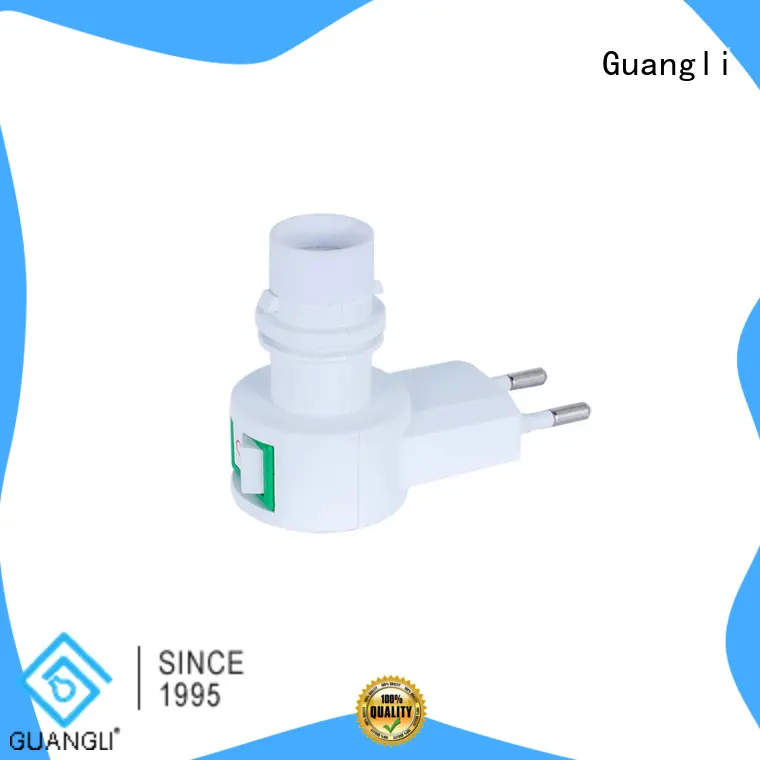 Guangli quality night light base socket factory price for wall light 1