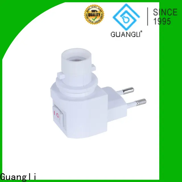 Guangli ul night light socket company for wall light 1