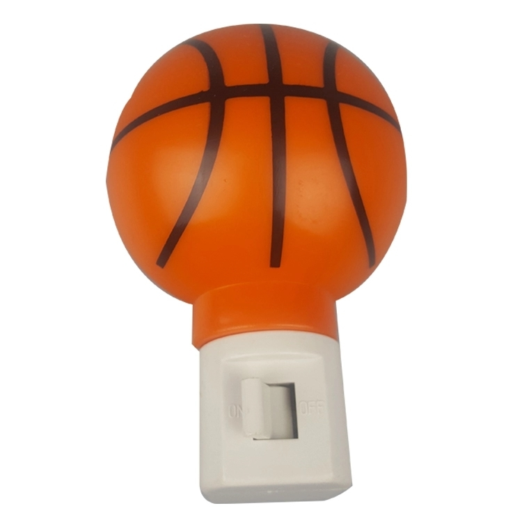 OEM A61-B basketball plastic mini plug in night light on off with bulb CE ROHs certificate approved 1