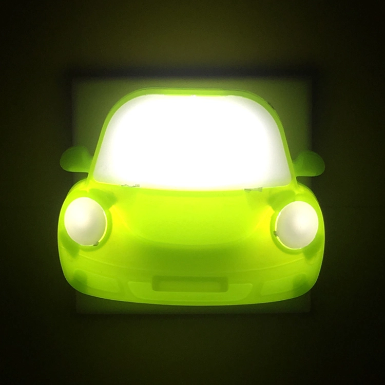 toy car shape 4 SMD Indoor night lamp plug in night light Electric LED switch kids night light 0.6W and 110V or 220V W044 1