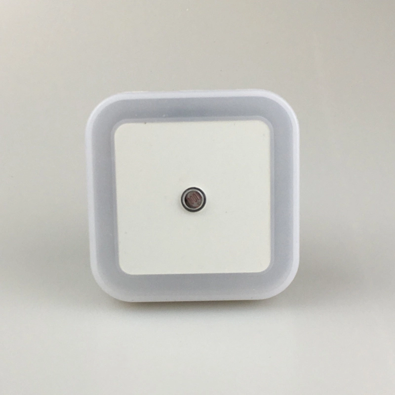 OEM Lamp with Auto Dusk to Dawn Sensor for Baby Bedroom W081 US EU plug in square shape LED sensor Night Light 1