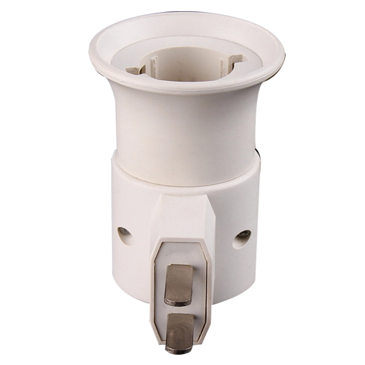 CE ROSH B22 with vertical flat Plug Light Bulb Lamp electrical plug socket Base Holder Adapter ConverterA19-2 1