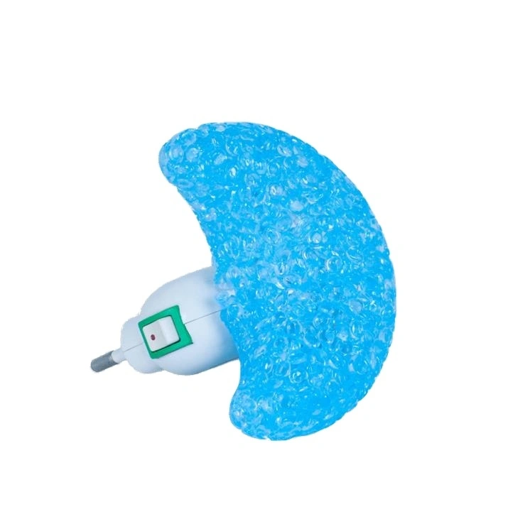 OEM GL-A11 moon shape EVA mini switch LED nightlight CE ROHS approved HOT SALE promotional gift items 1
