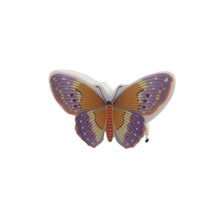 W094 Beautiful Butterfly Animals 4 SMD mini switch plug in room usege withnight light 1