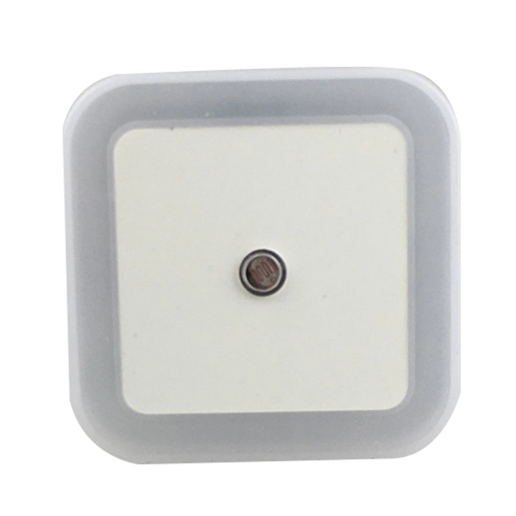 US EU plug in square shape LED sensor Night Light Lamp with Auto Dusk to Dawn Sensor for Baby Bedroom W081 1