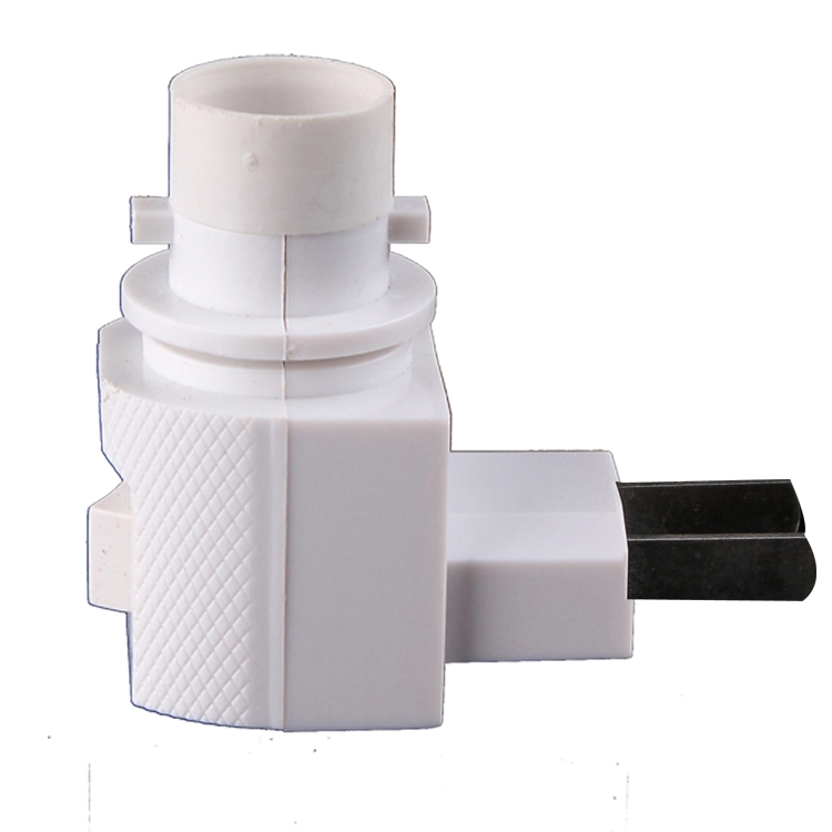 CE ROHS European plug E12 Switch night light electrical plug socket lamp holder with 5W 7W 15W 220V 1