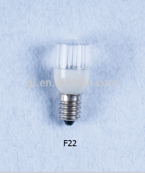 110v 240v indoor decorative mini color LED Bulb light F22 1
