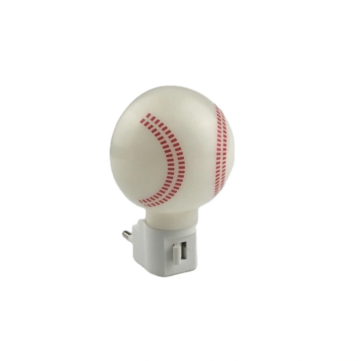 OEM A61-RBaseball pattern plastic mini switch nightlight CE ROSH approved HOT SALE promotional gift items 1