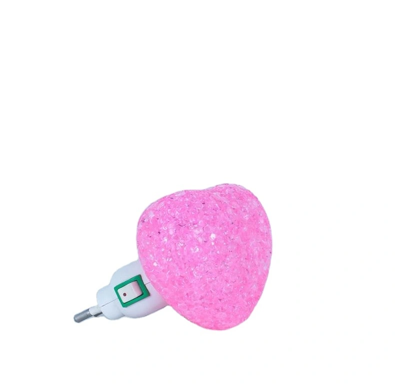 A12 love Heart EVA mini switch LED nightlight CE ROHS approved HOT SALE promotional gift items 1