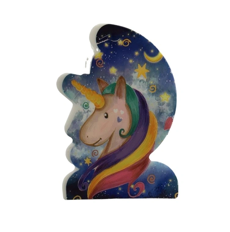 W089 4SMD mini switch plug in moon and star Unicorn room usage night light For Baby Bedroom cute gift 1