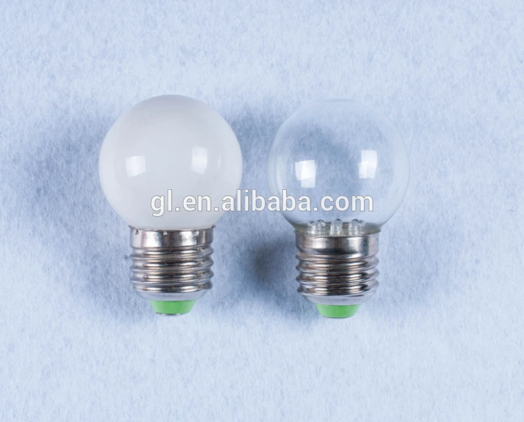 E27 B22 110V or 240v indoor led light bulb lamp type G40 7 LED 1