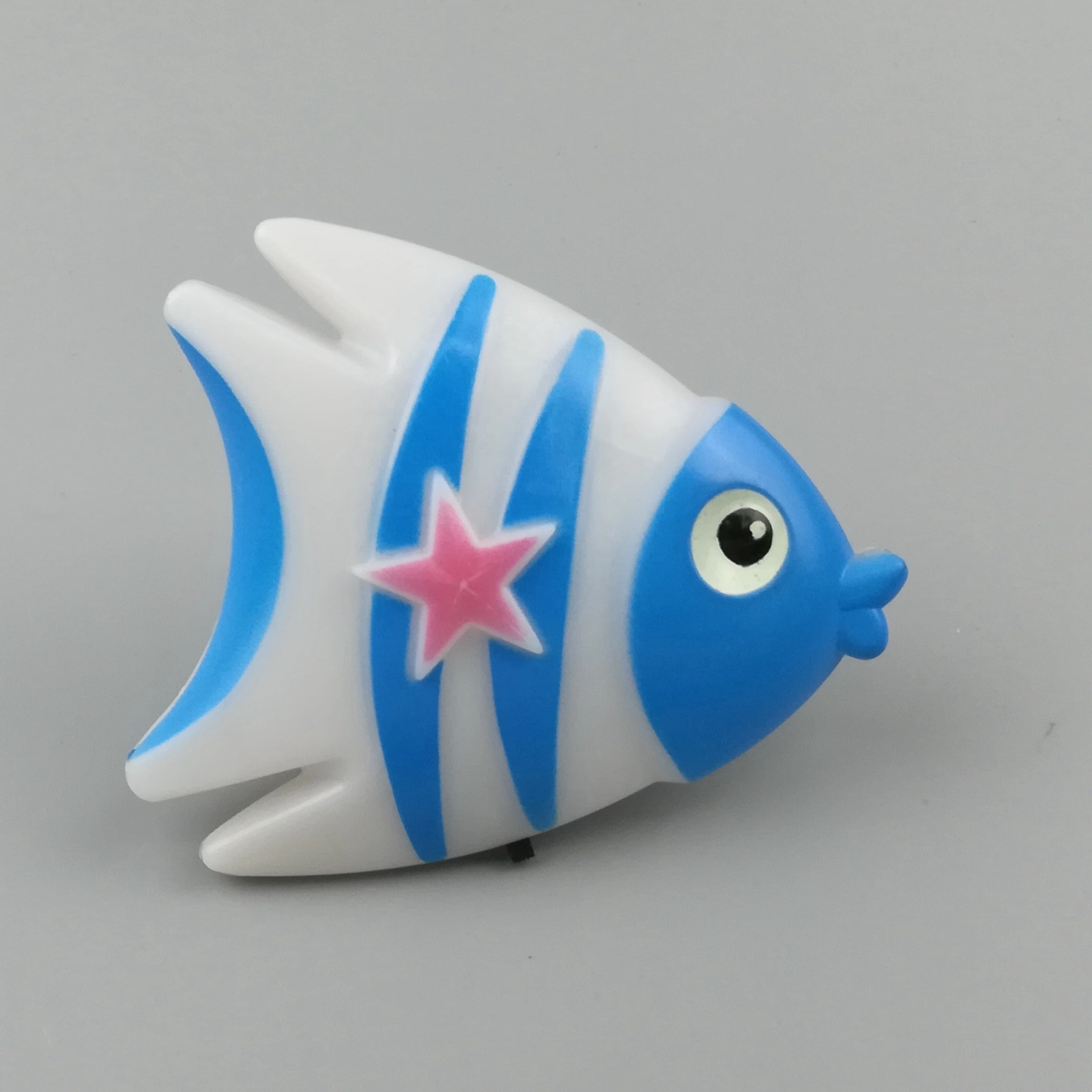 W037 Fish cute shape LED SMD mini switch plug in night light 0.6W AC110V 220V W037 1
