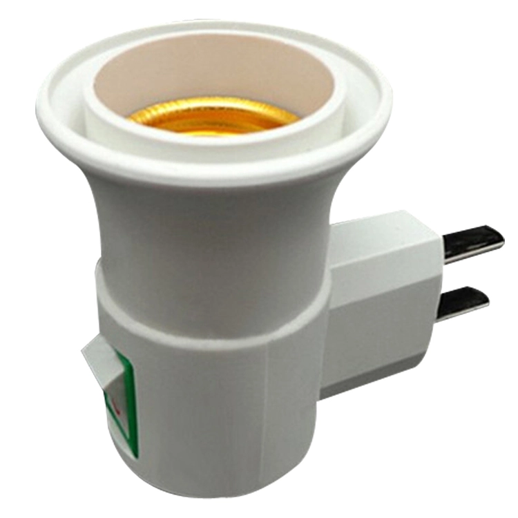 CE ROSH E27 with vertical Flat Plug Light Bulb Lamp electrical plug socket Base Holder Adapter Converter from factory 1