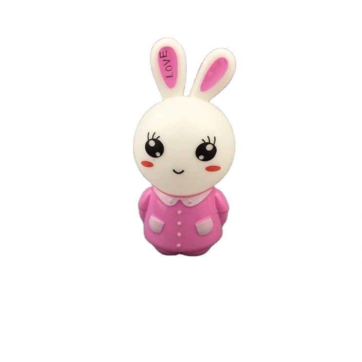 W104 US mini dressed long-eared rabbit switch plug in led night light For Baby Bedroom 1